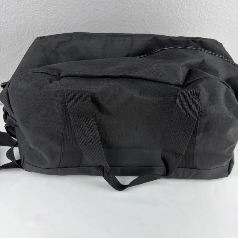 NWOT Small Gym Bag 14 inch lightweight Carry On Mini Duffel Bag Black